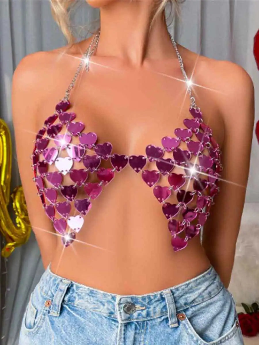 Rose Red Disco Bra