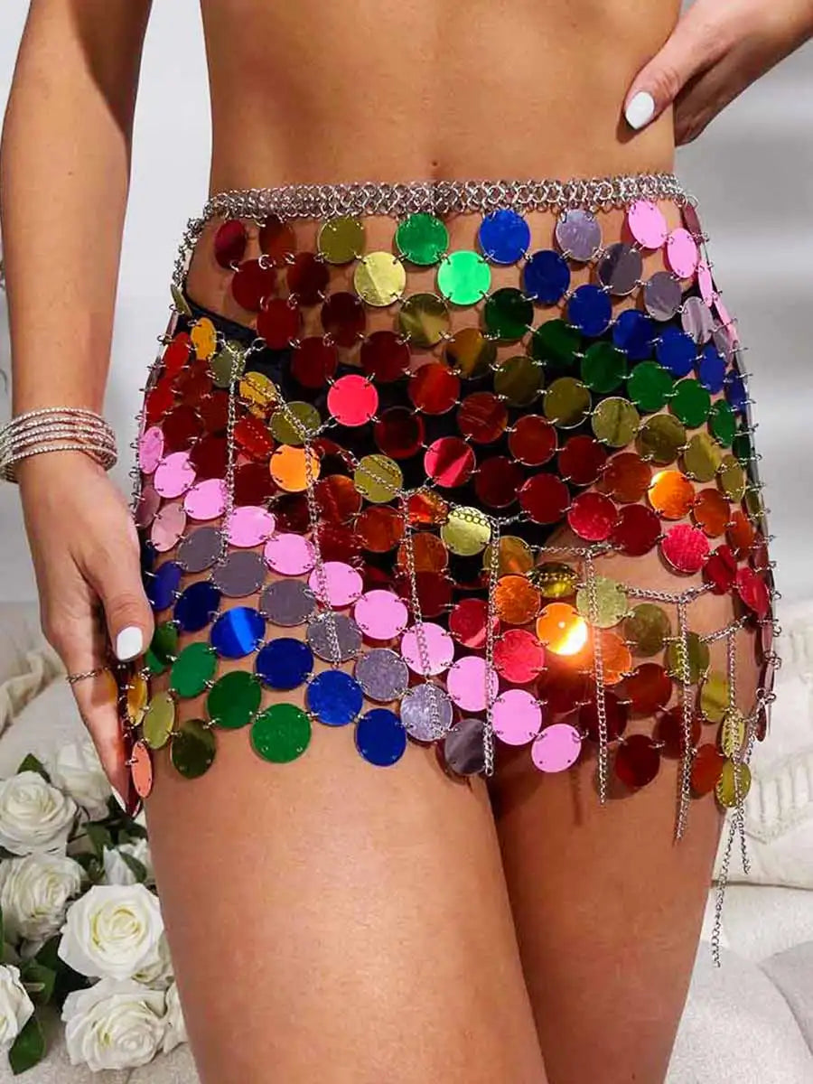 Disc Mini Skirt