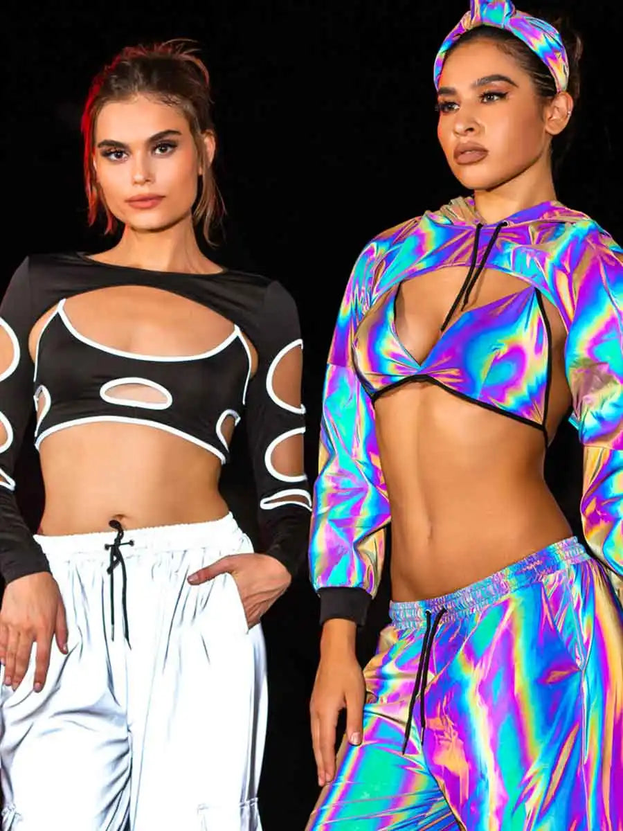 Casual Reflective Short Set