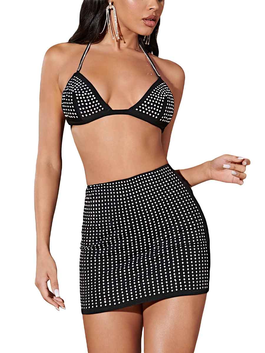 Women's Rhinestone Suit