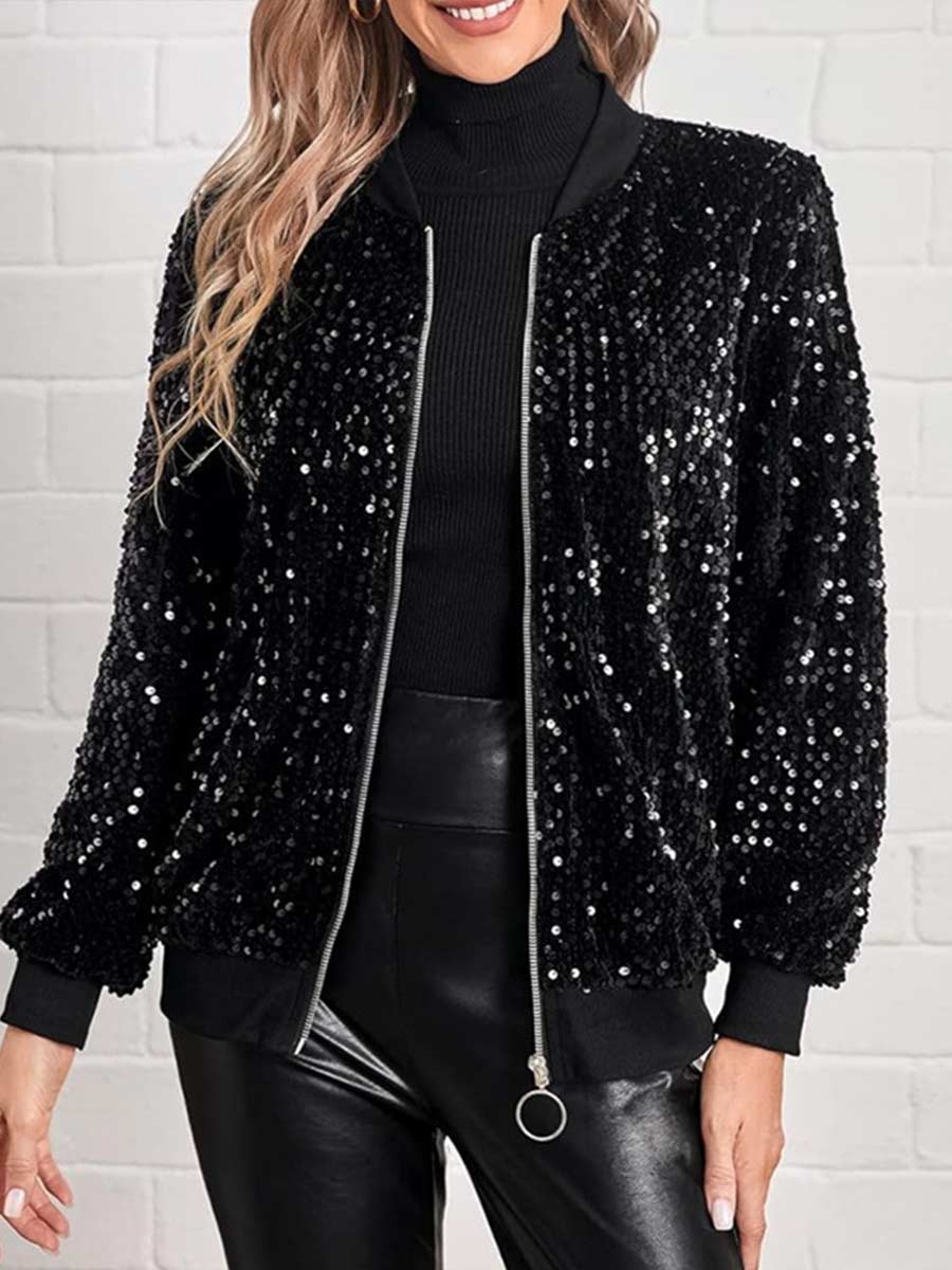 Black Sequin Jacket