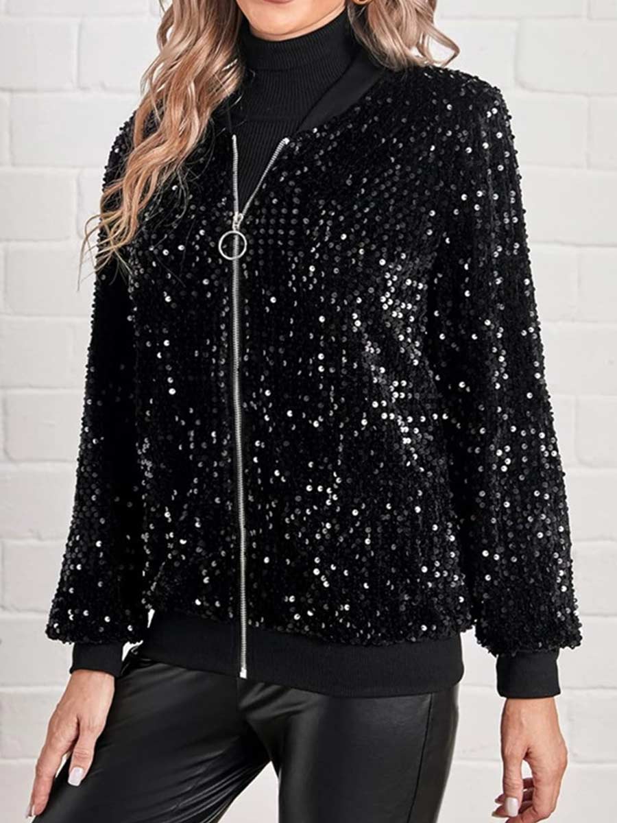 Black Glitter Jacket