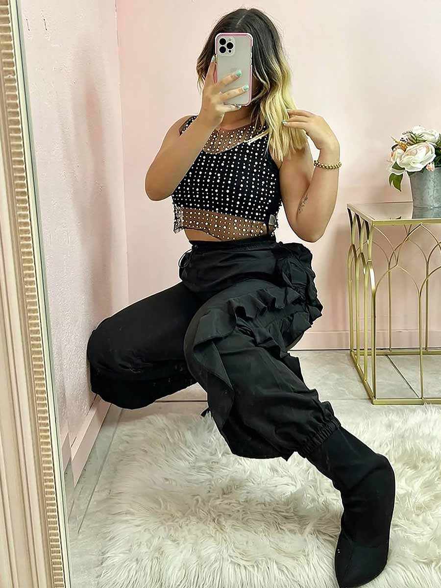 women's rhinestone shirts