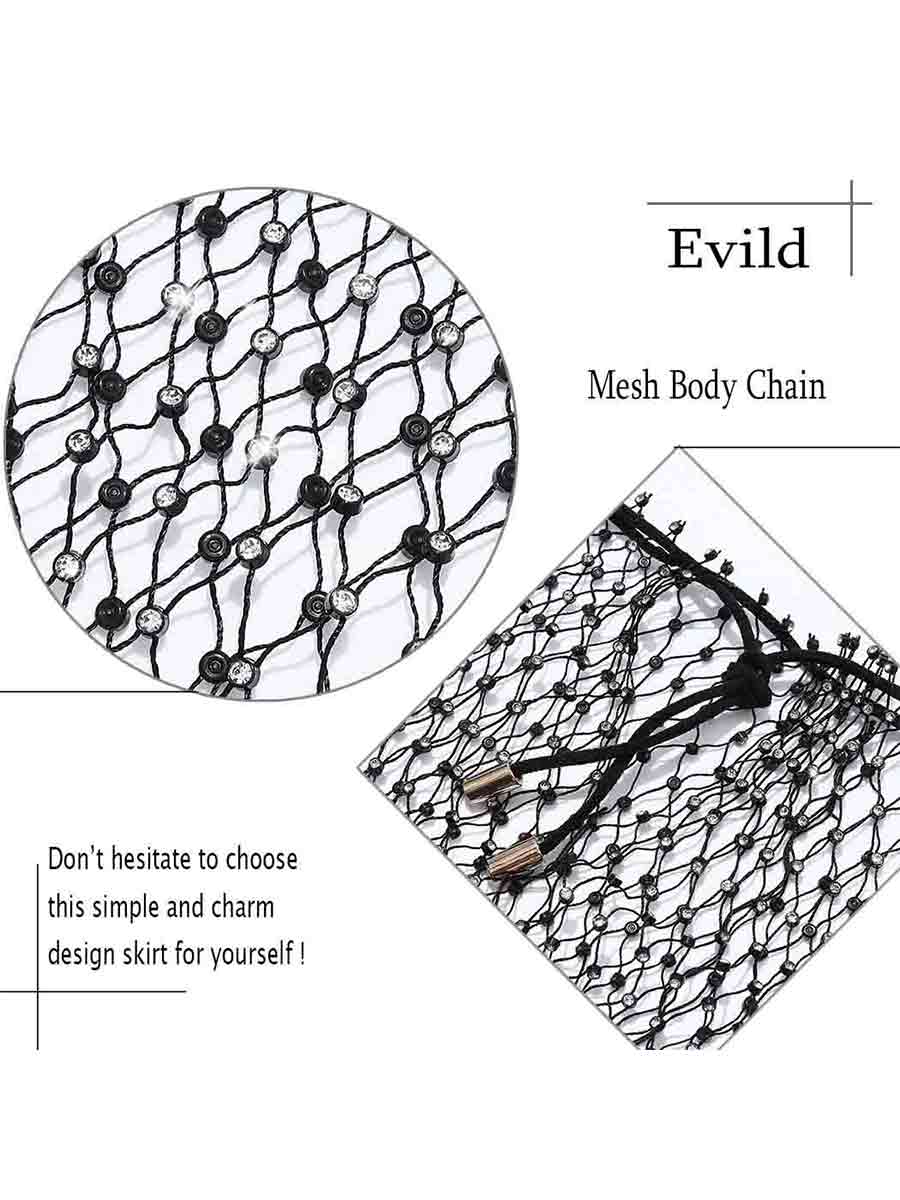 black rhinestone skirt