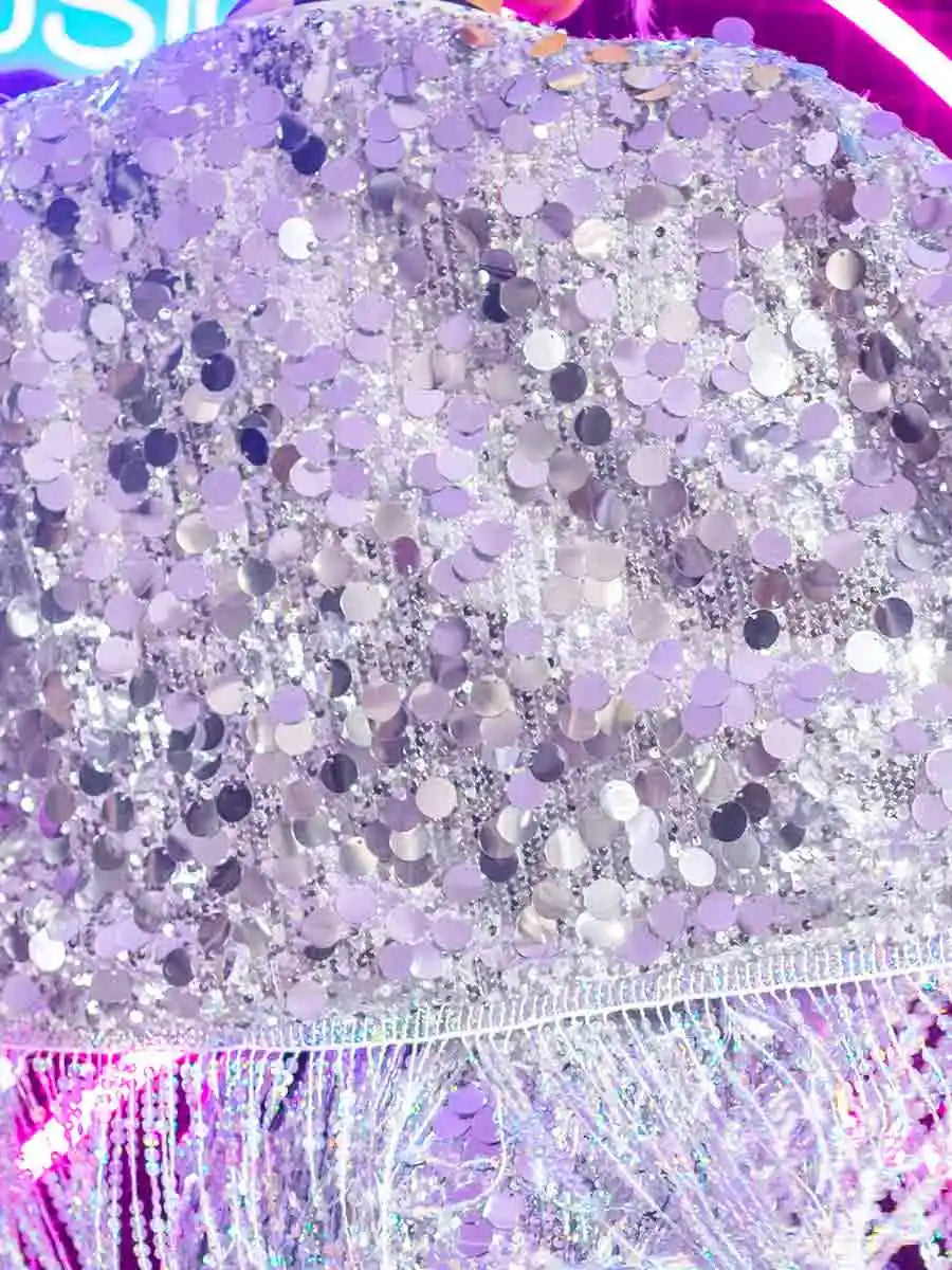 fringe sparkly jacket