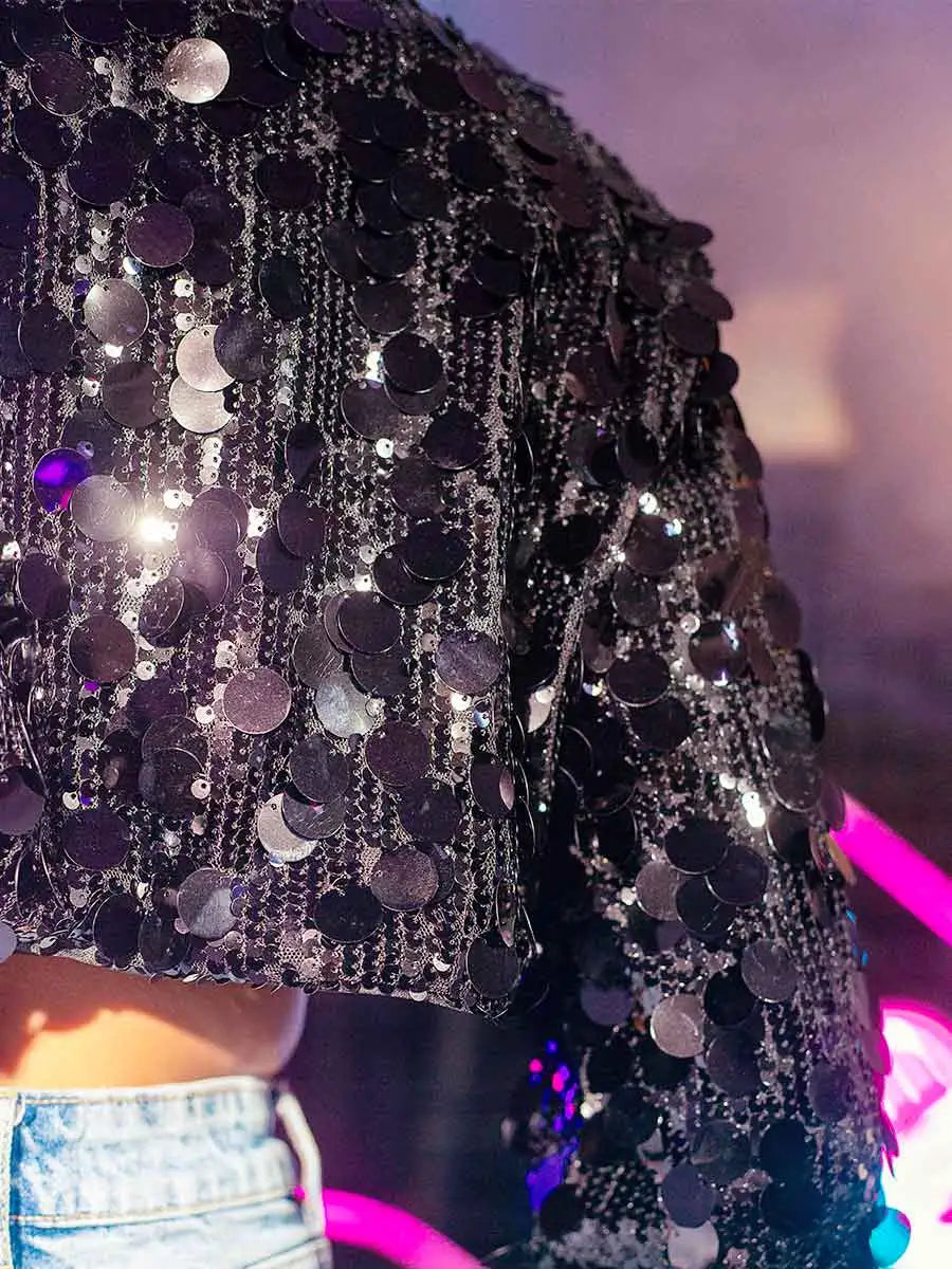 sparkly bolero jacket