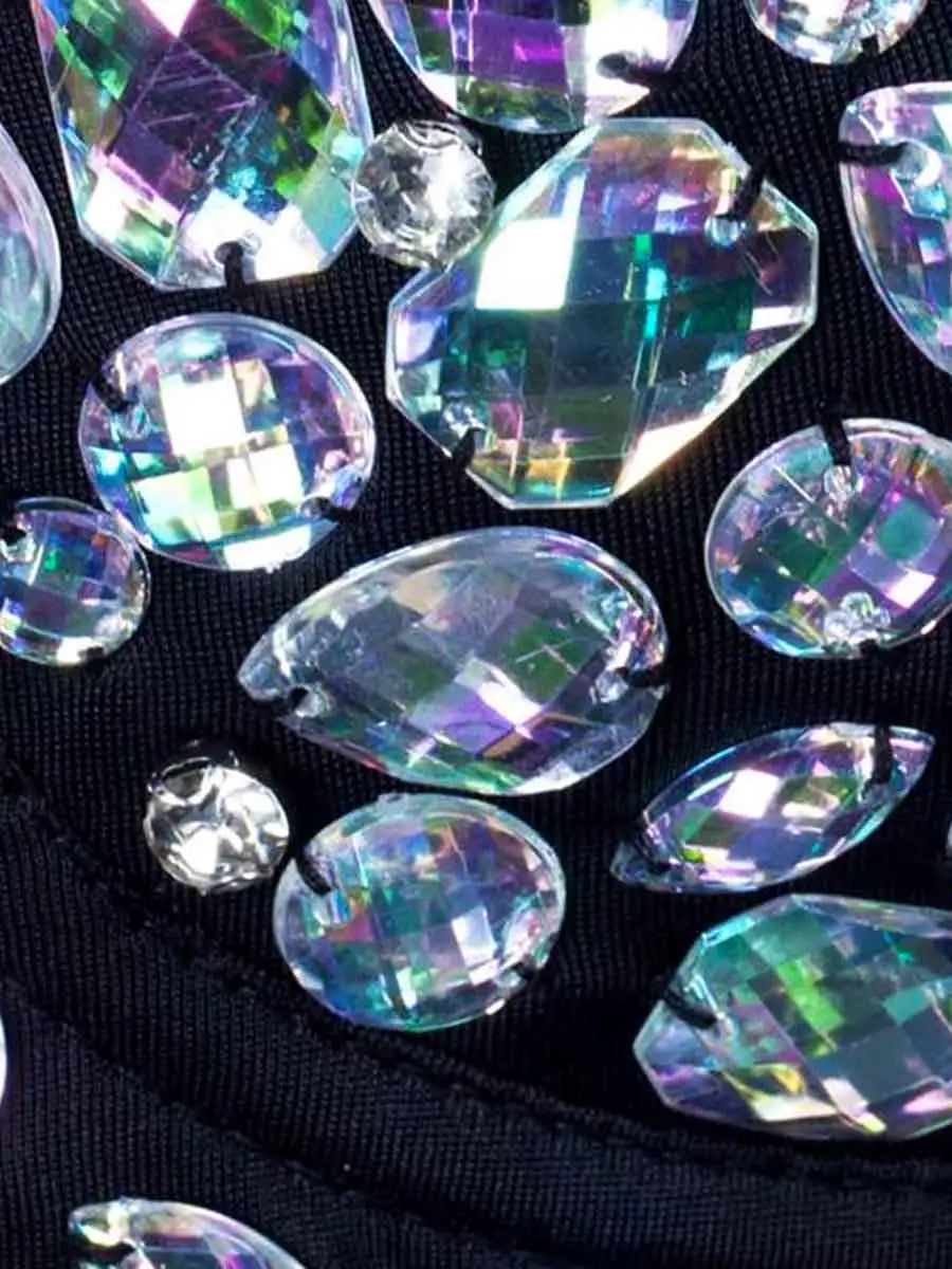 bedazzled corset top