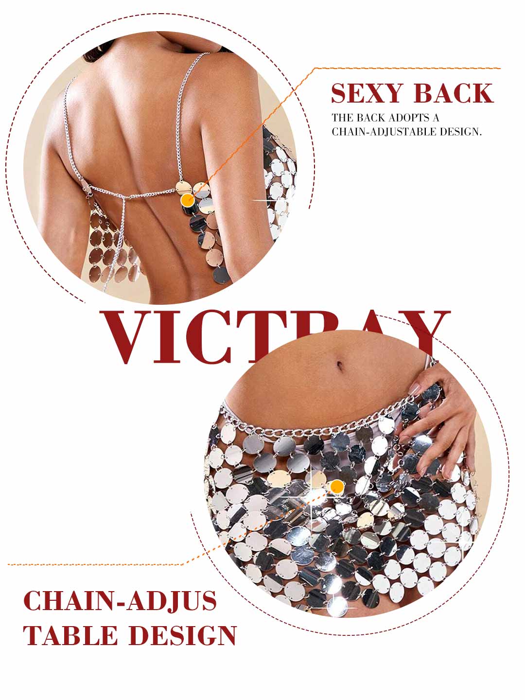 Sequin Cami & Bodycon Skirt Set