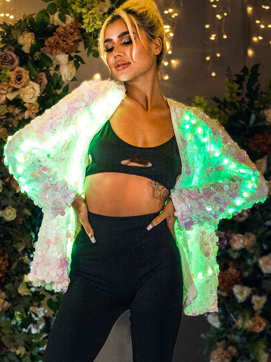 Sequin Light Up Jacket