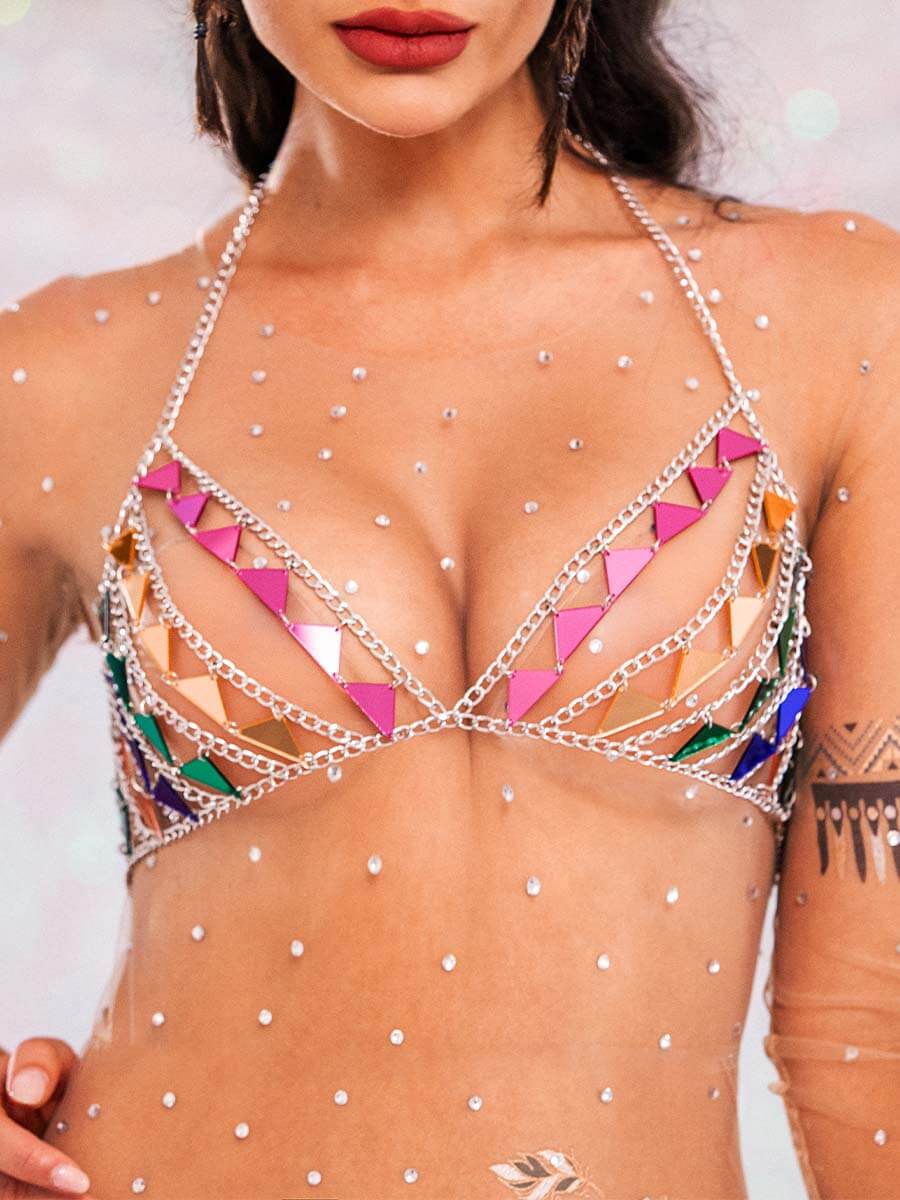 sparkly bra top