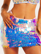 Nightclub sequin skirt