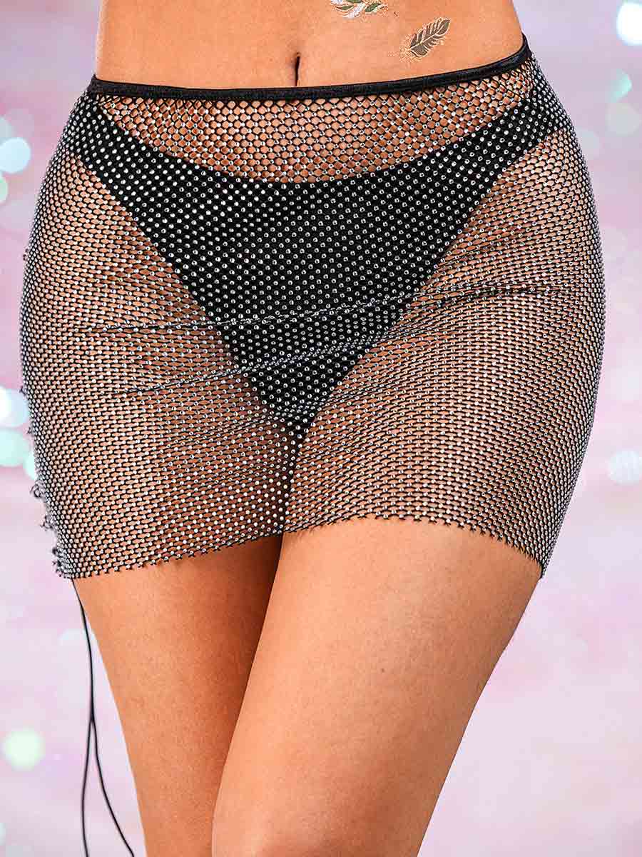 Mesh Breathable Mini Skirt