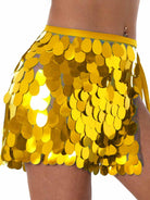 gold  party skirt