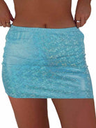 Light Blue Glitter Skirt