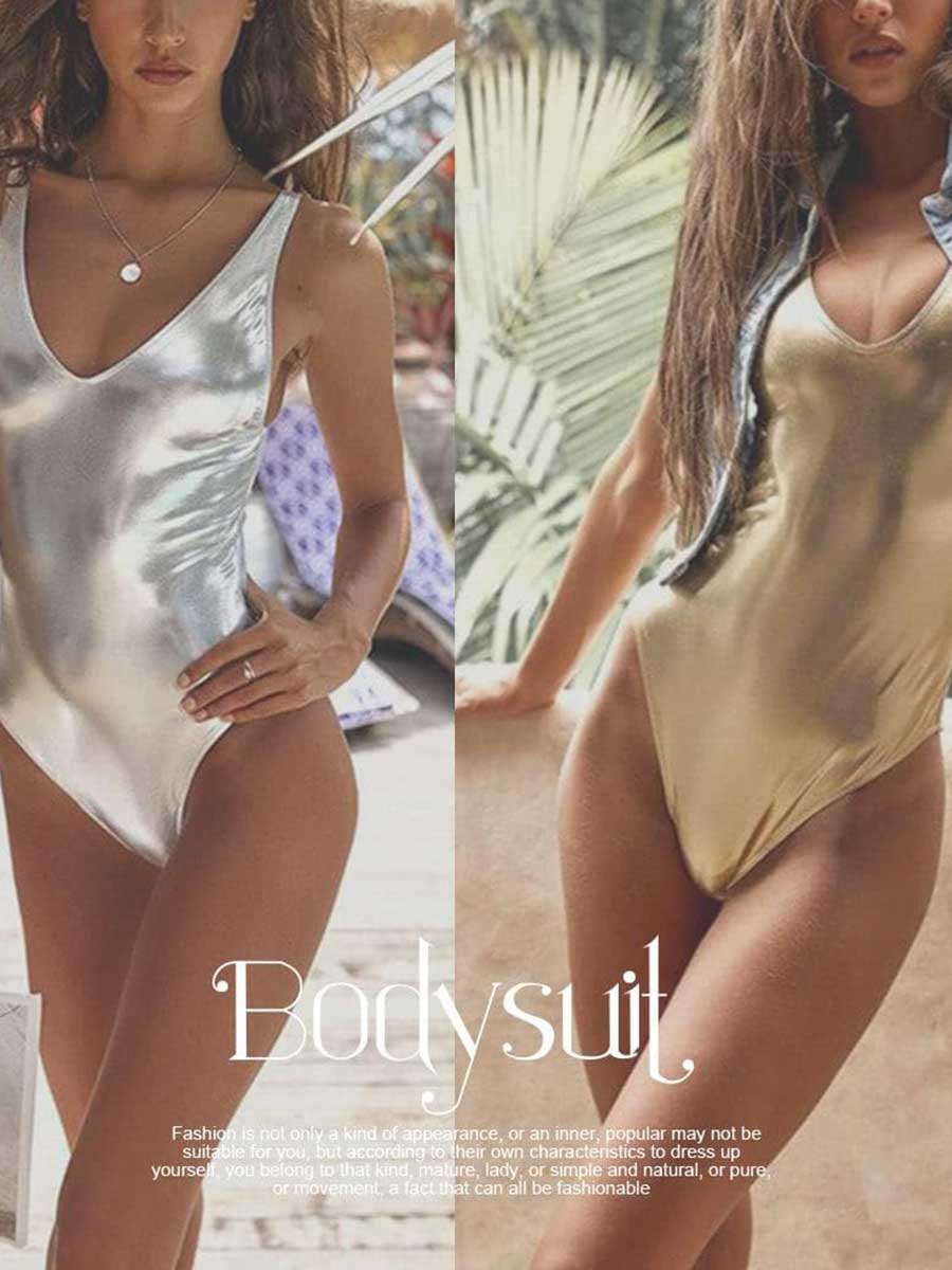 Radiant Silver Leotard