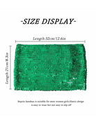 Vibrant Green Sequin Tube Top