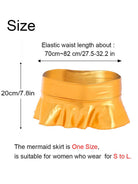 Glittering Gold Micro Skirt