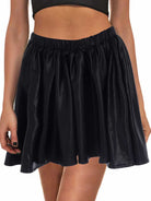 Metallic Black Skirt