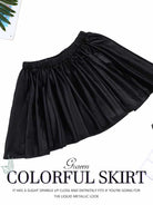 Reflective Black Skirt