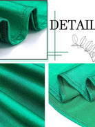 Silky Emerald Green Midi Skirt