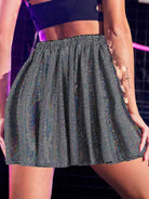 Glittery Clubwear Mini Skirt