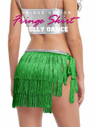 Green Sequin Mini with Tassels