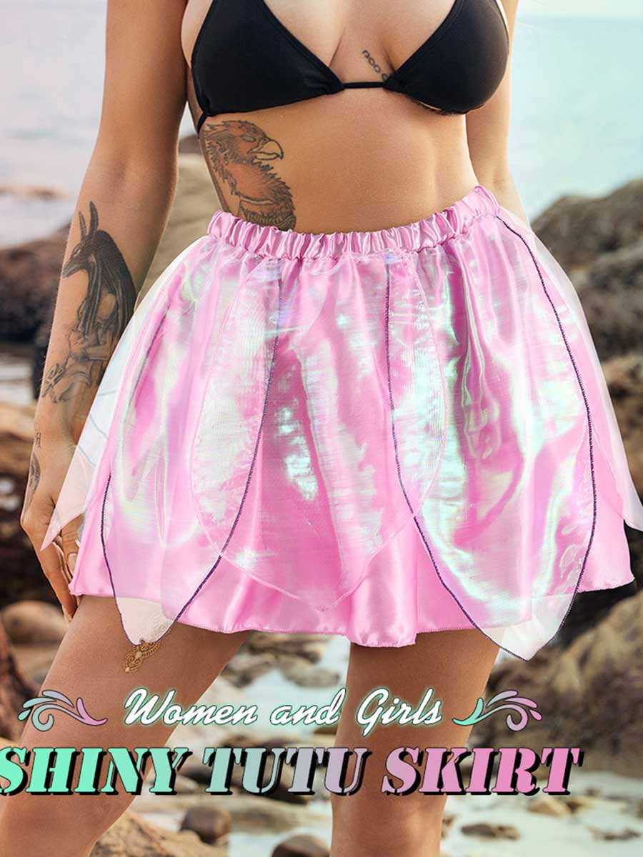 Multi-Layer Reflective Party Skirt