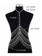 Glamorous Boho Rhinestone Body Chain