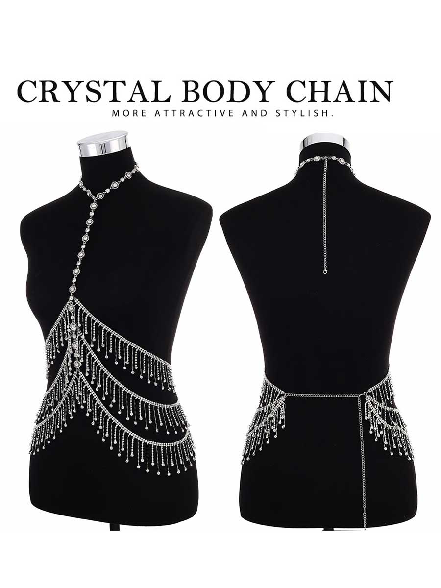 Radiant Bohemian Crystal Body Chain