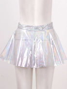 Holographic Sheer Skirt