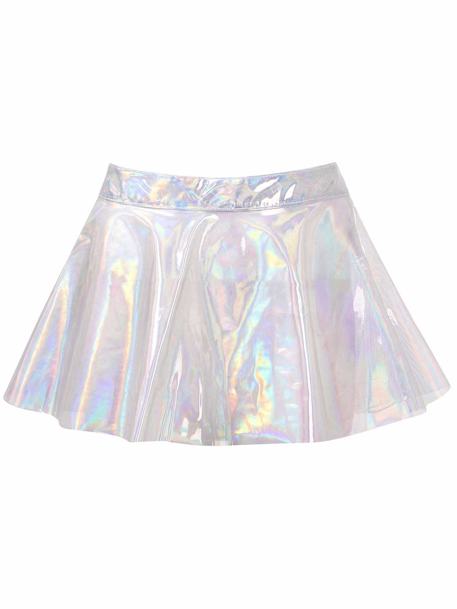 Prismatic Transparent Skirt