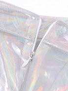 Metallic Holo Mini Skirt