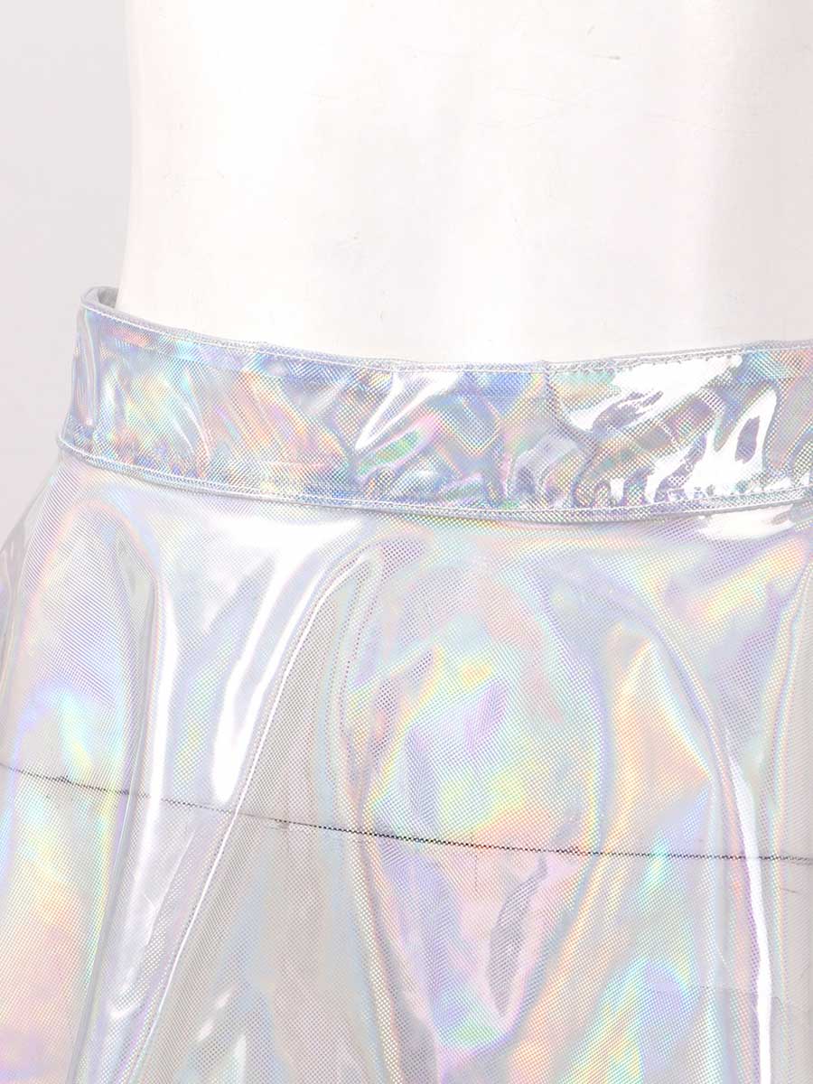 Glossy PVC Party Skirt