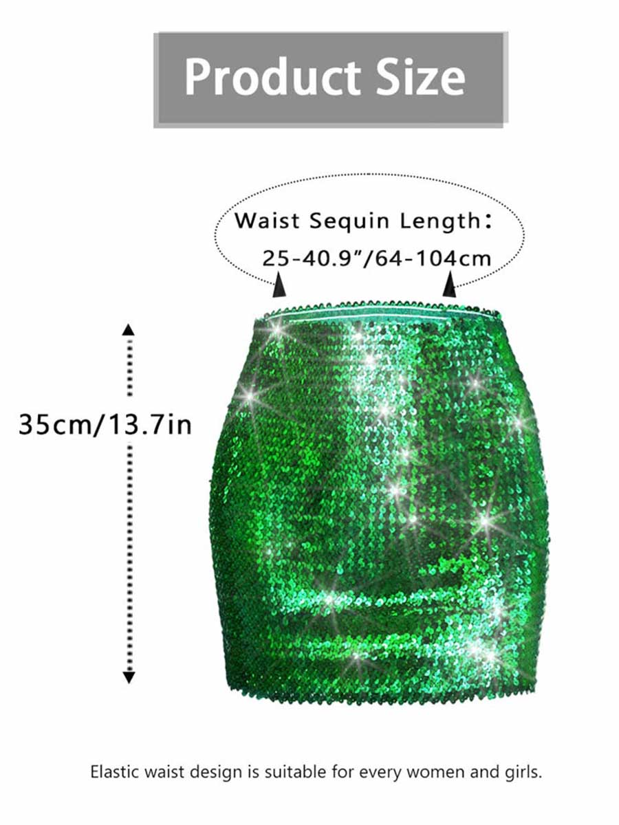 Radiant Green Tight Skirt