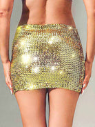 Radiant Gold Sequin Skirt