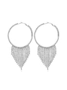 Crystal Fringe Glam Earrings