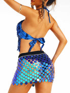 Blue Sparkle Dancewear Set