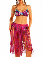 Glitzy Ocean-Style Two-Piece Ensemble