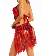 Radiant Red Sparkling Party Co-Ord