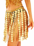 Gilded Fringe Belly Dance Skirt