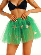 LED Green Sequin Ballet Skirt