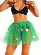 Shimmering Green LED Performance Skirt