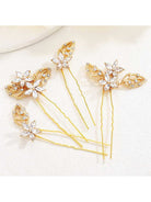 4-Piece Rhinestone Hairpin Collection