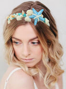 Coastal Style Blue Starfish Hairband