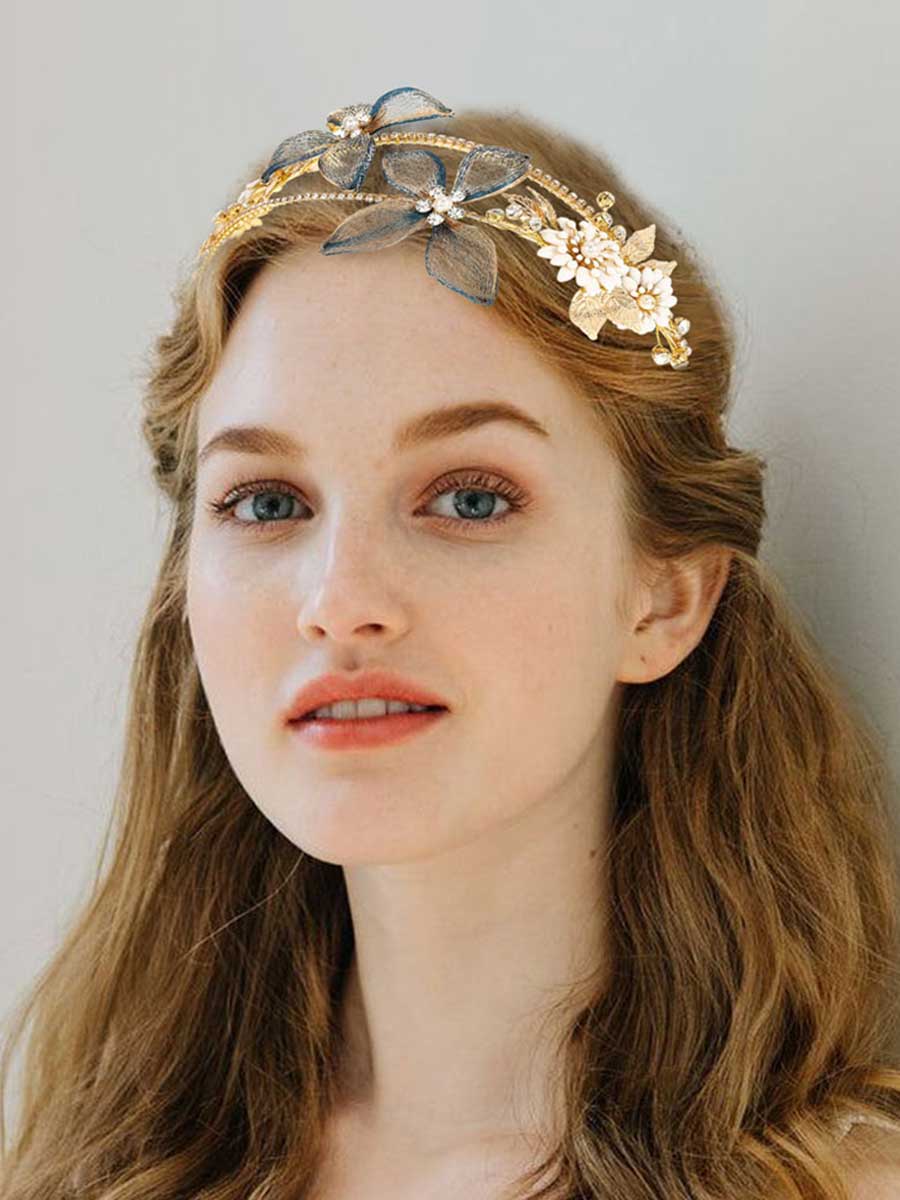 Golden Wedding Hairpiece