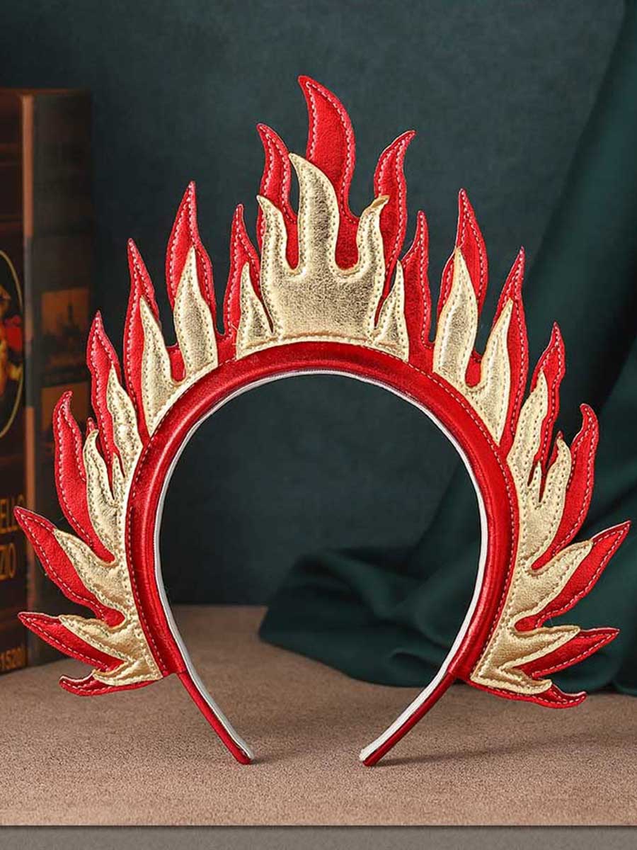 Blazing Flame Costume Headpiece