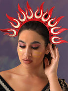 Inferno-Themed Headpiece