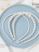 White Pearl Headband Collection