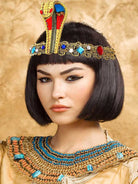 Mystical Cobra Adorned Egyptian Hairpiece