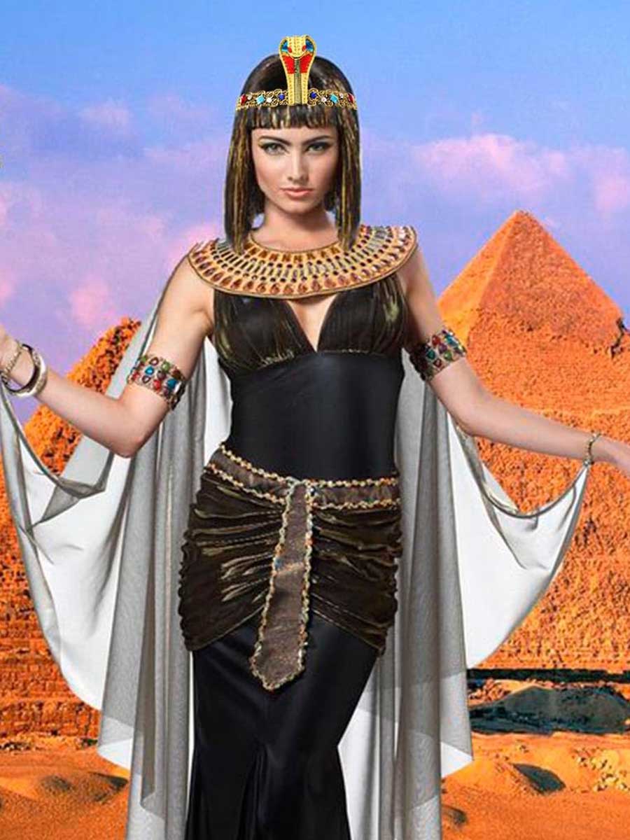 Cobra Embellished Egyptian Costume Headdress